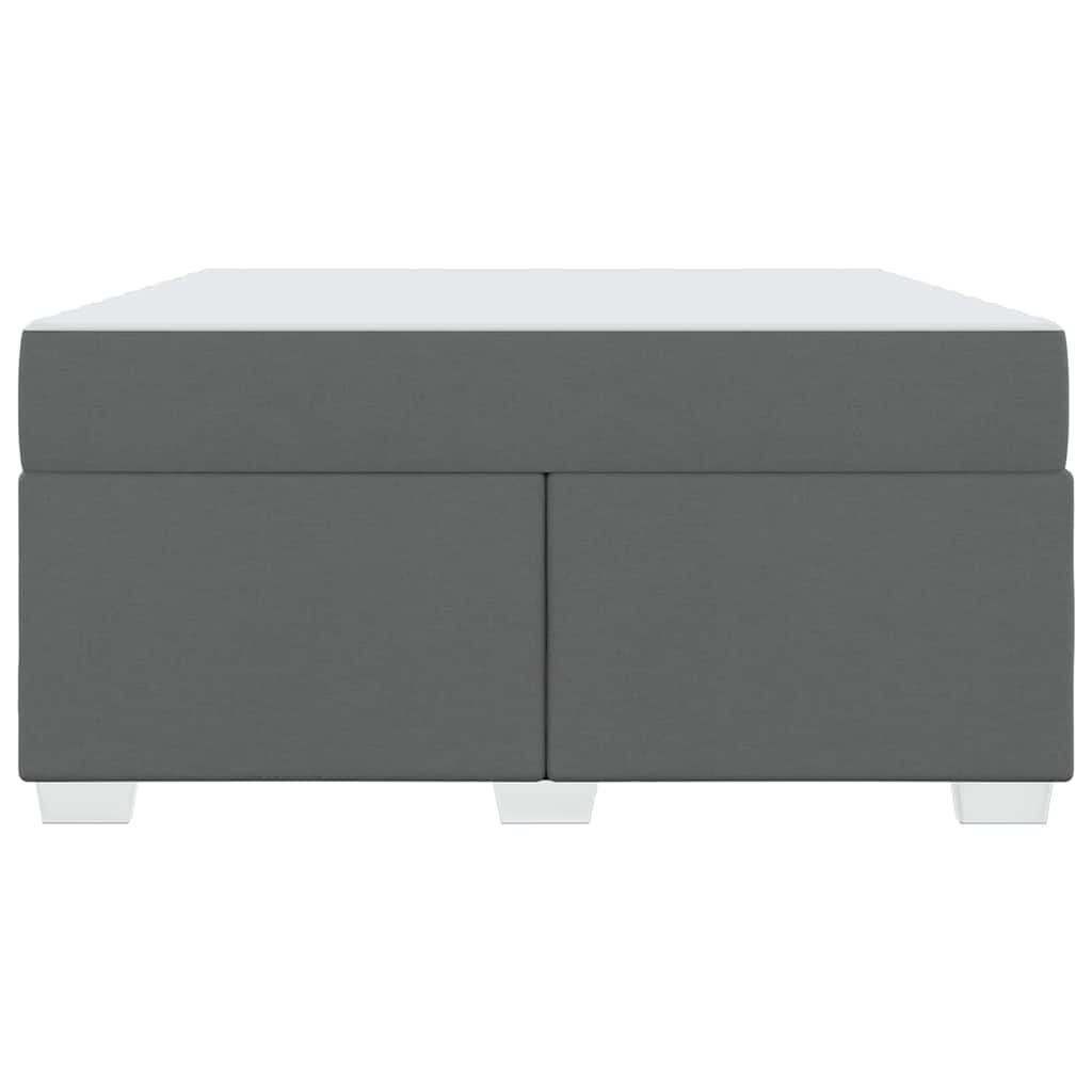 Bedframe met matras Donkergrijs 140 x 200 cm Stof is nu te koop bij PeponiXL, paradijselijk wonen!