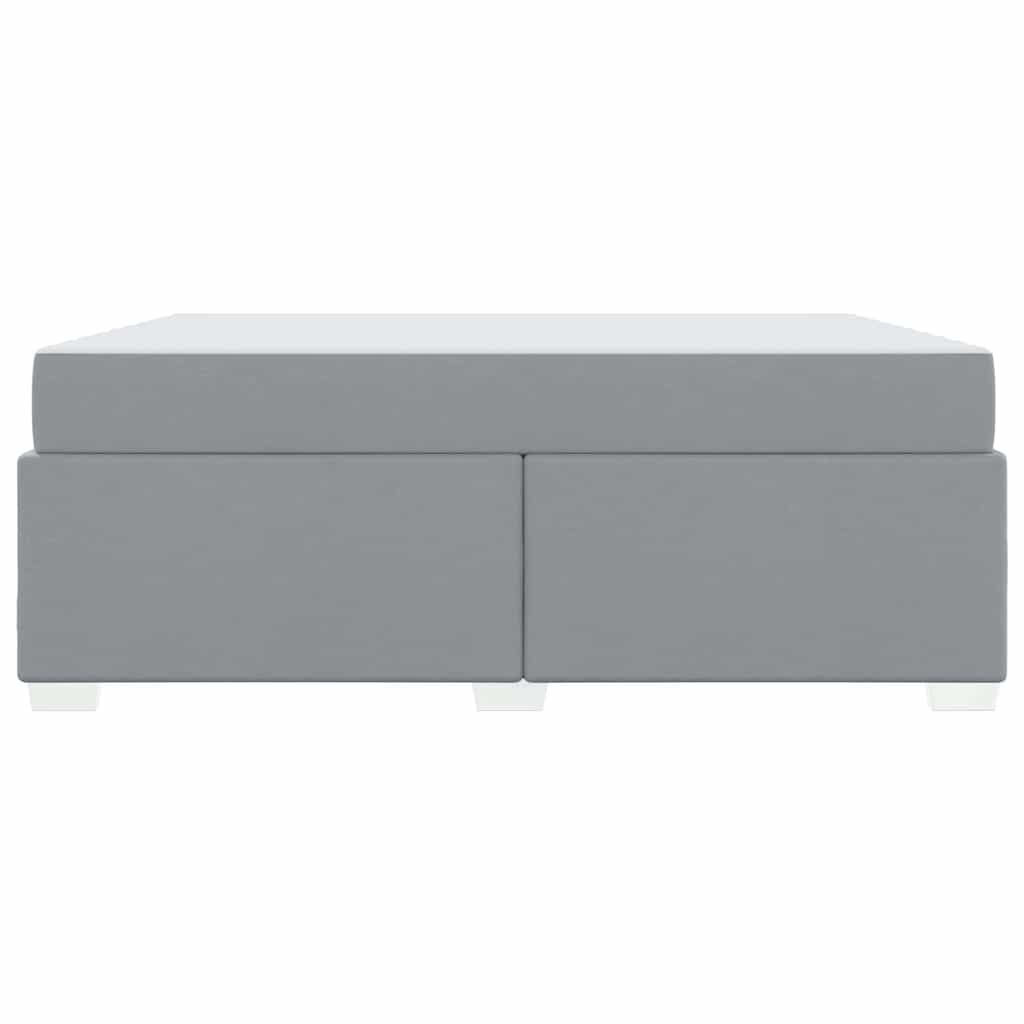 Bedframe met matras Lichtgrijs 180 x 200 cm Stof is nu te koop bij PeponiXL, paradijselijk wonen!