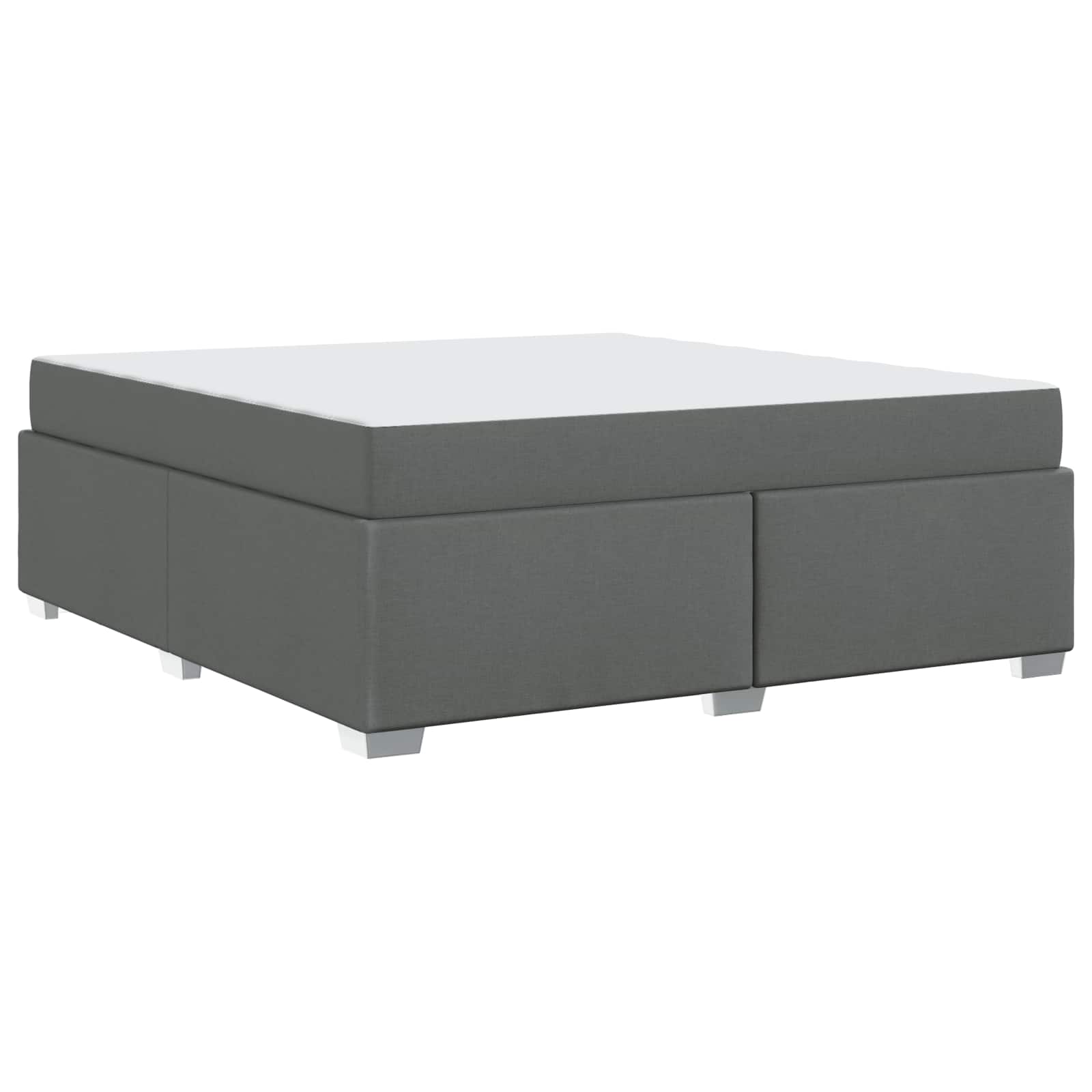 Bedframe met matras Donkergrijs 180 x 200 cm Stof is nu te koop bij PeponiXL, paradijselijk wonen!