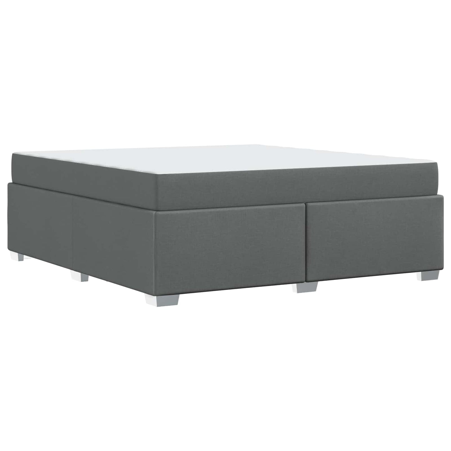 Bedframe met matras Donkergrijs 180 x 200 cm Stof is nu te koop bij PeponiXL, paradijselijk wonen!