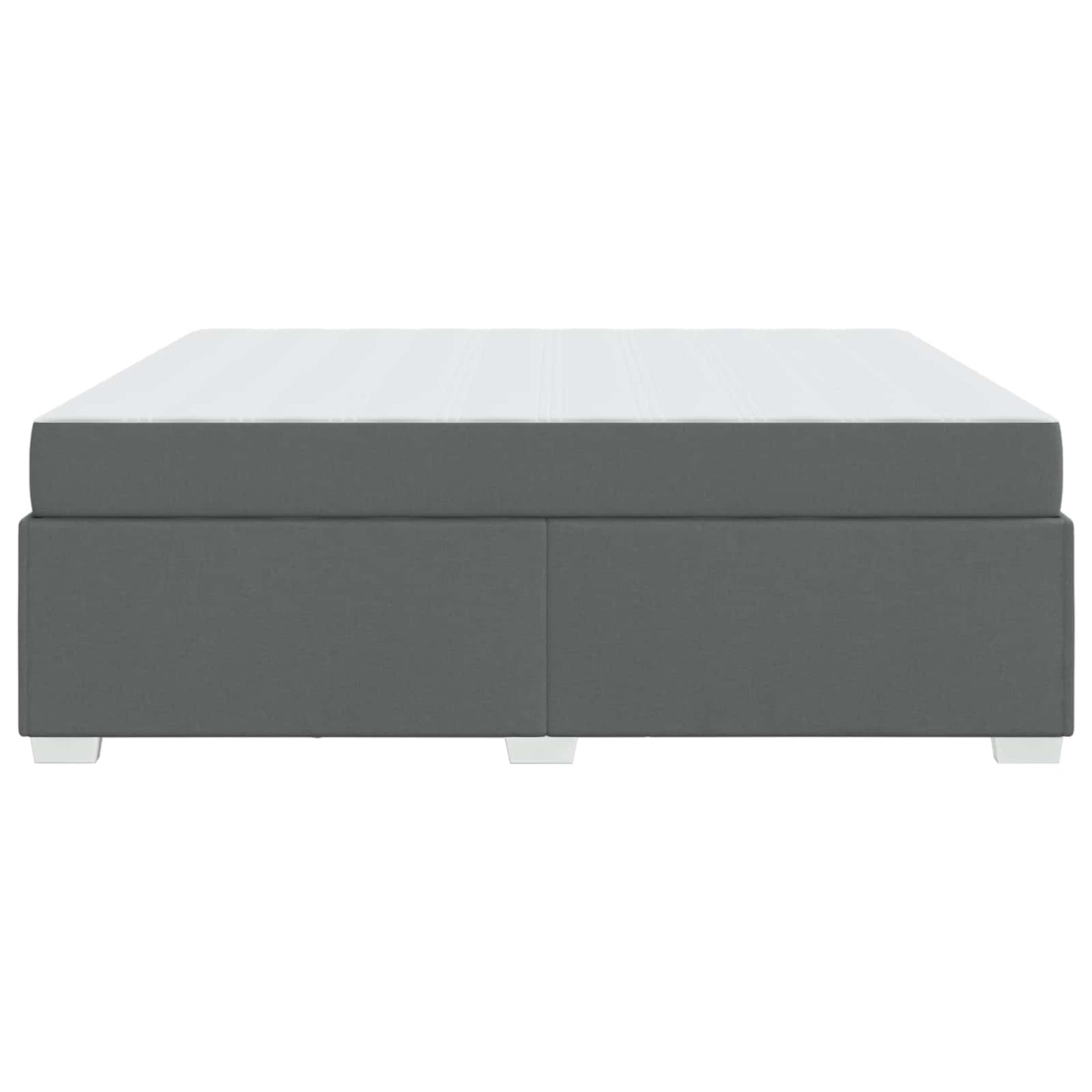 Bedframe met matras Donkergrijs 180 x 200 cm Stof is nu te koop bij PeponiXL, paradijselijk wonen!