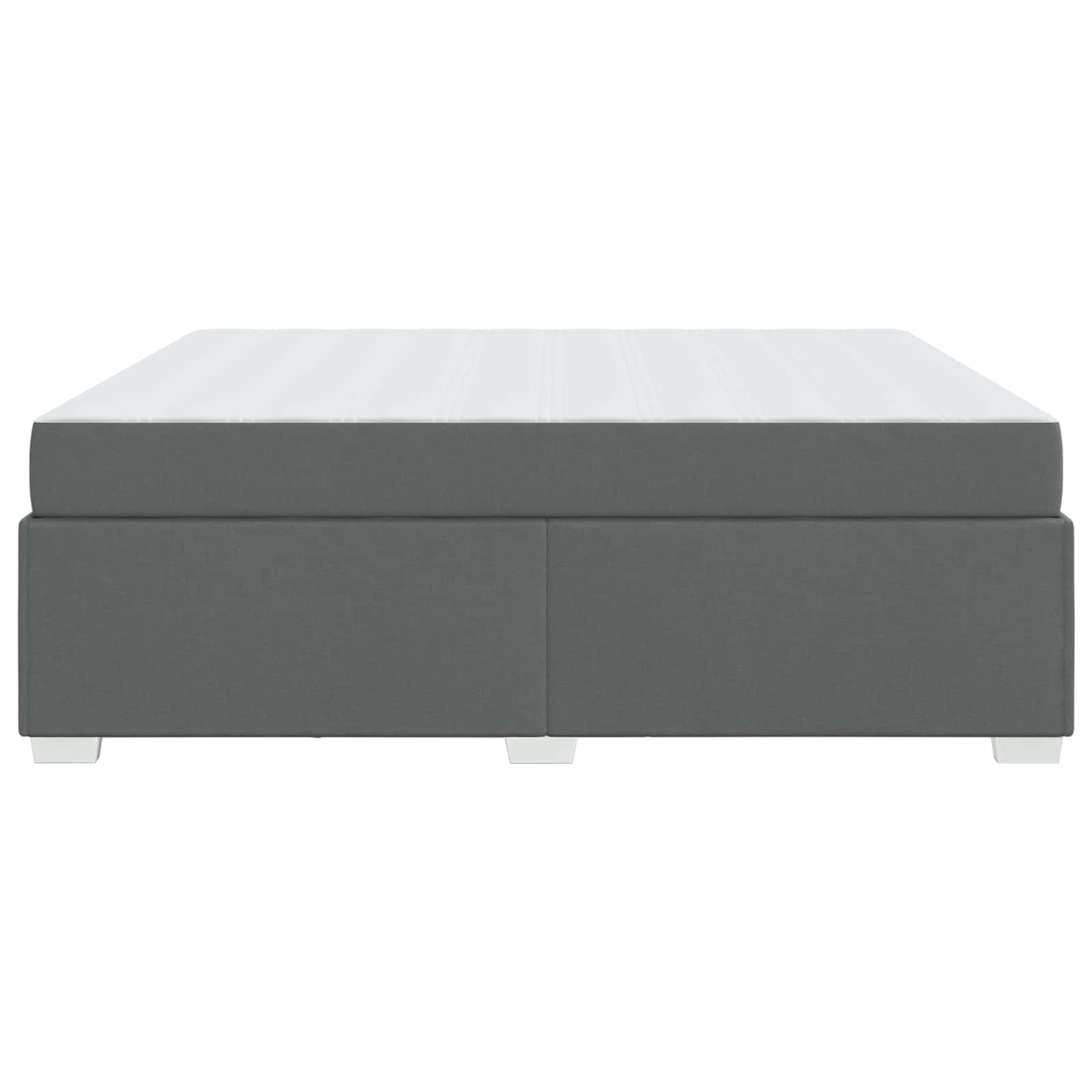 Bedframe met matras Donkergrijs 180 x 200 cm Stof is nu te koop bij PeponiXL, paradijselijk wonen!