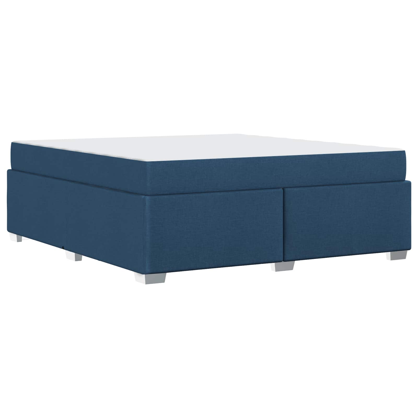 Bedframe met matras Blauw 180 x 200 cm Stof is nu te koop bij PeponiXL, paradijselijk wonen!
