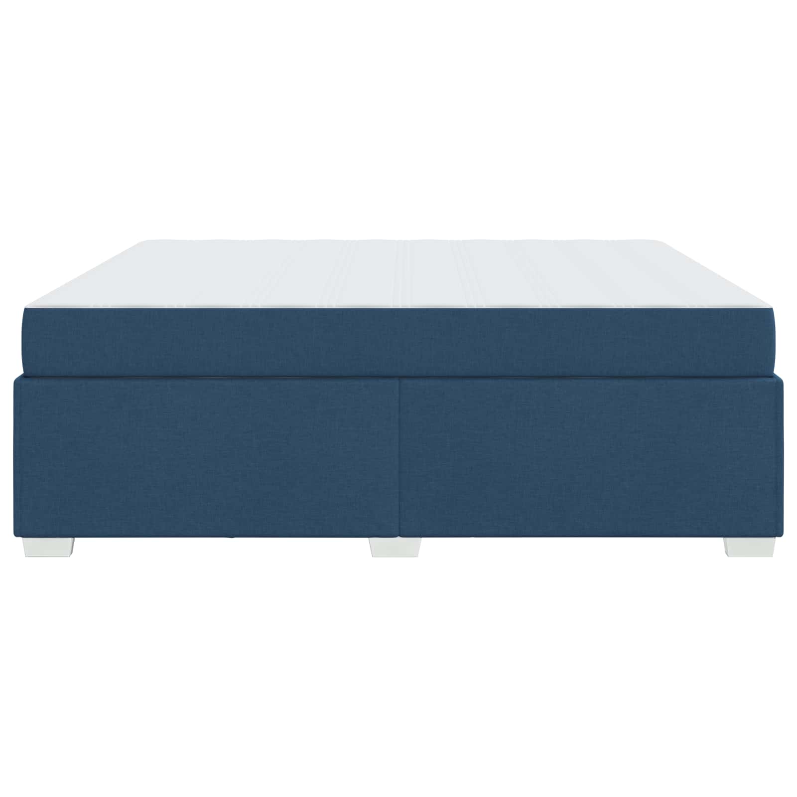 Bedframe met matras Blauw 180 x 200 cm Stof is nu te koop bij PeponiXL, paradijselijk wonen!