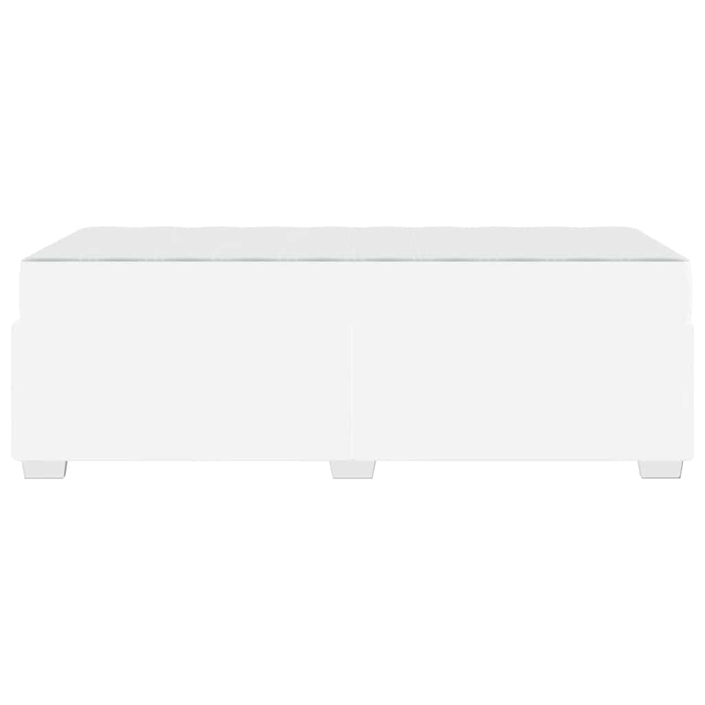 Bedframe met matras Wit 80 x 200 cm Stof is nu te koop bij PeponiXL, paradijselijk wonen!