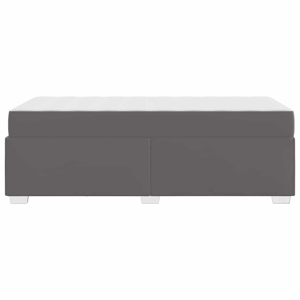 Bedframe met matras Grijs 90 x 190 cm Stof is nu te koop bij PeponiXL, paradijselijk wonen!