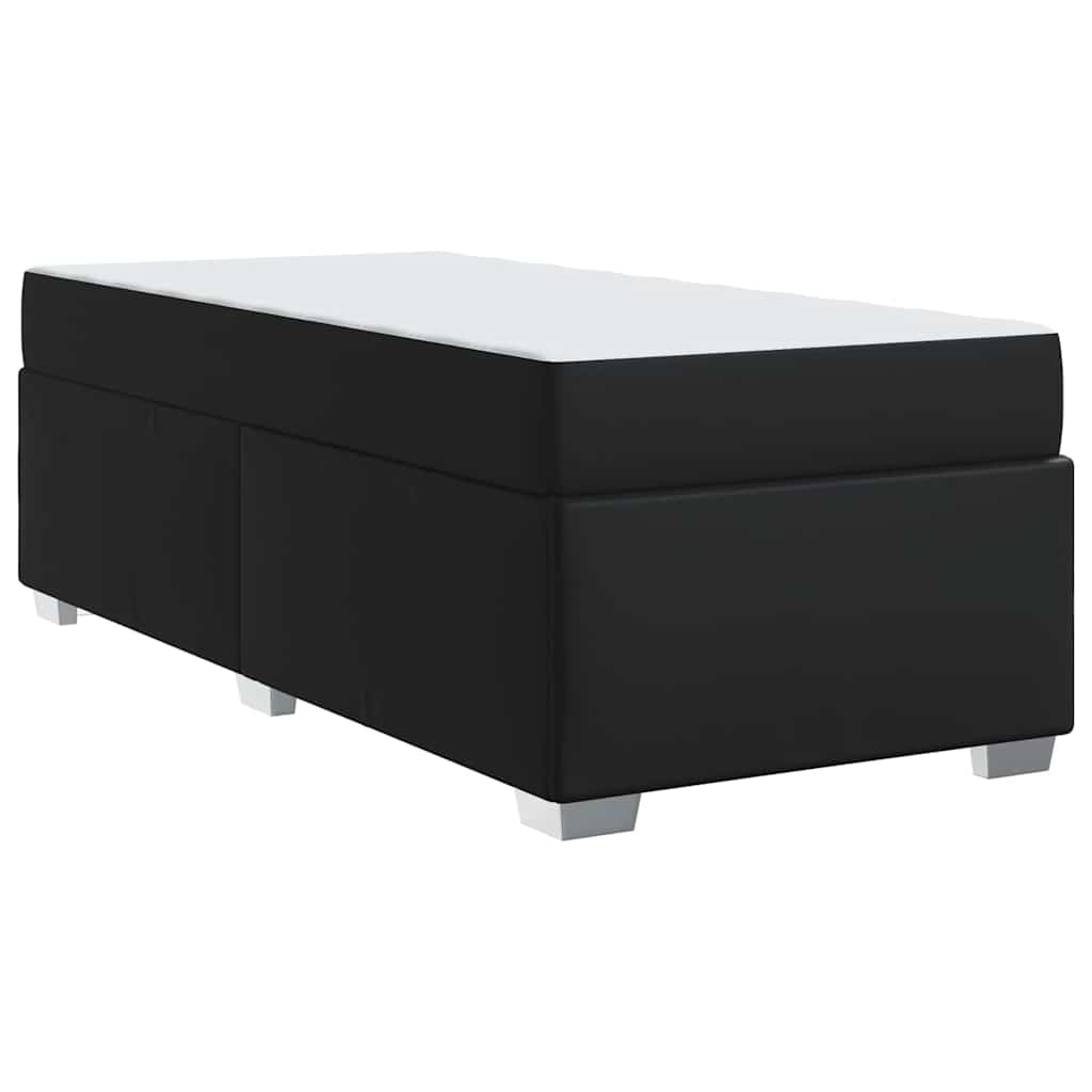 Bedframe met matras Zwart 90 x 200 cm Stof is nu te koop bij PeponiXL, paradijselijk wonen!