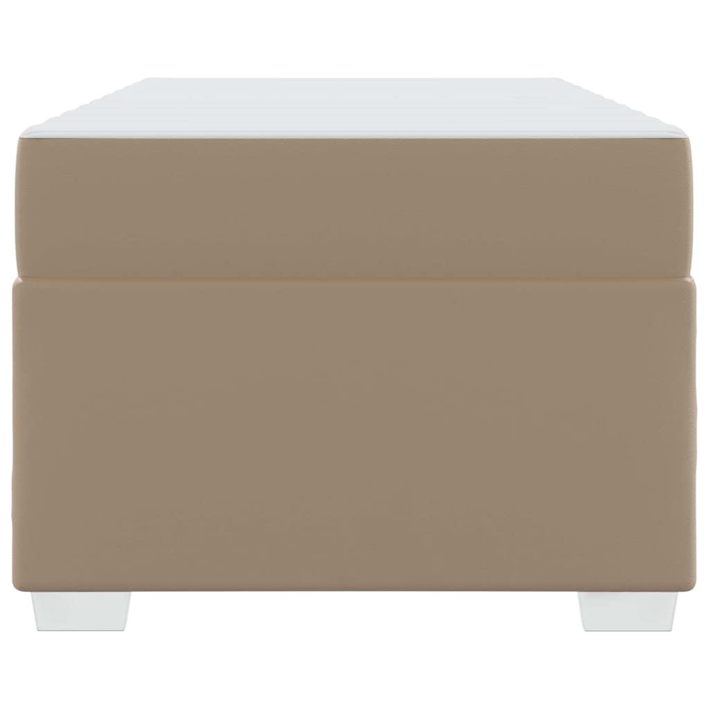 Bedframe met matras Cappuccino 100 x 200 cm Stof is nu te koop bij PeponiXL, paradijselijk wonen!