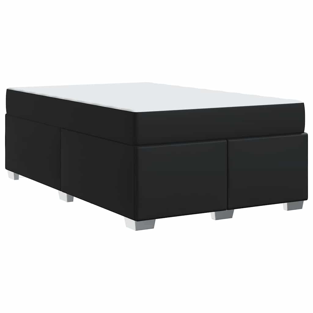 Bedframe met matras Zwart 120 x 190 cm Stof is nu te koop bij PeponiXL, paradijselijk wonen!
