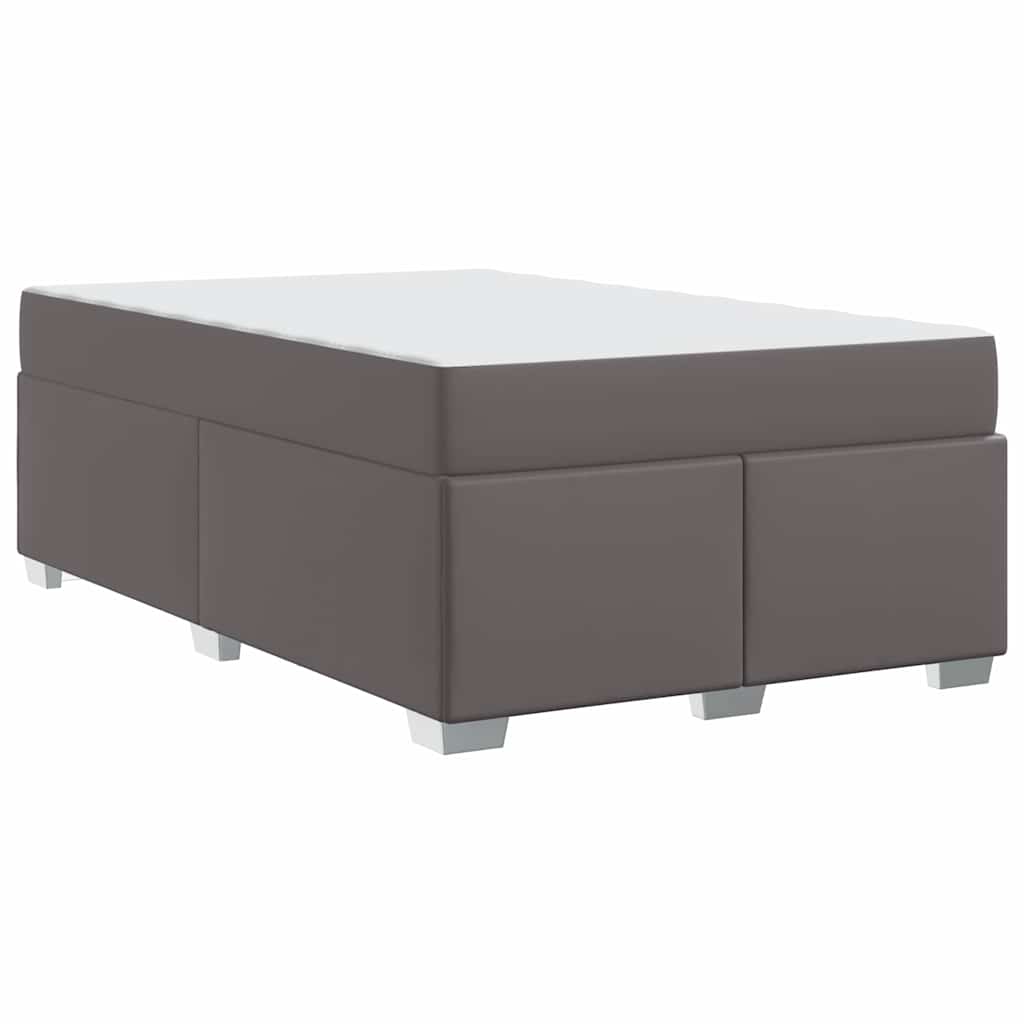 Bedframe met matras Grijs 120 x 190 cm Stof is nu te koop bij PeponiXL, paradijselijk wonen!