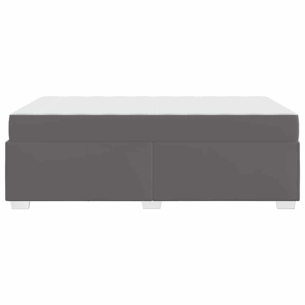 Bedframe met matras Grijs 120 x 190 cm Stof is nu te koop bij PeponiXL, paradijselijk wonen!