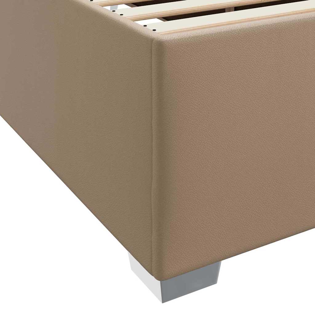 Bedframe met matras Cappuccino 120 x 190 cm Stof is nu te koop bij PeponiXL, paradijselijk wonen!