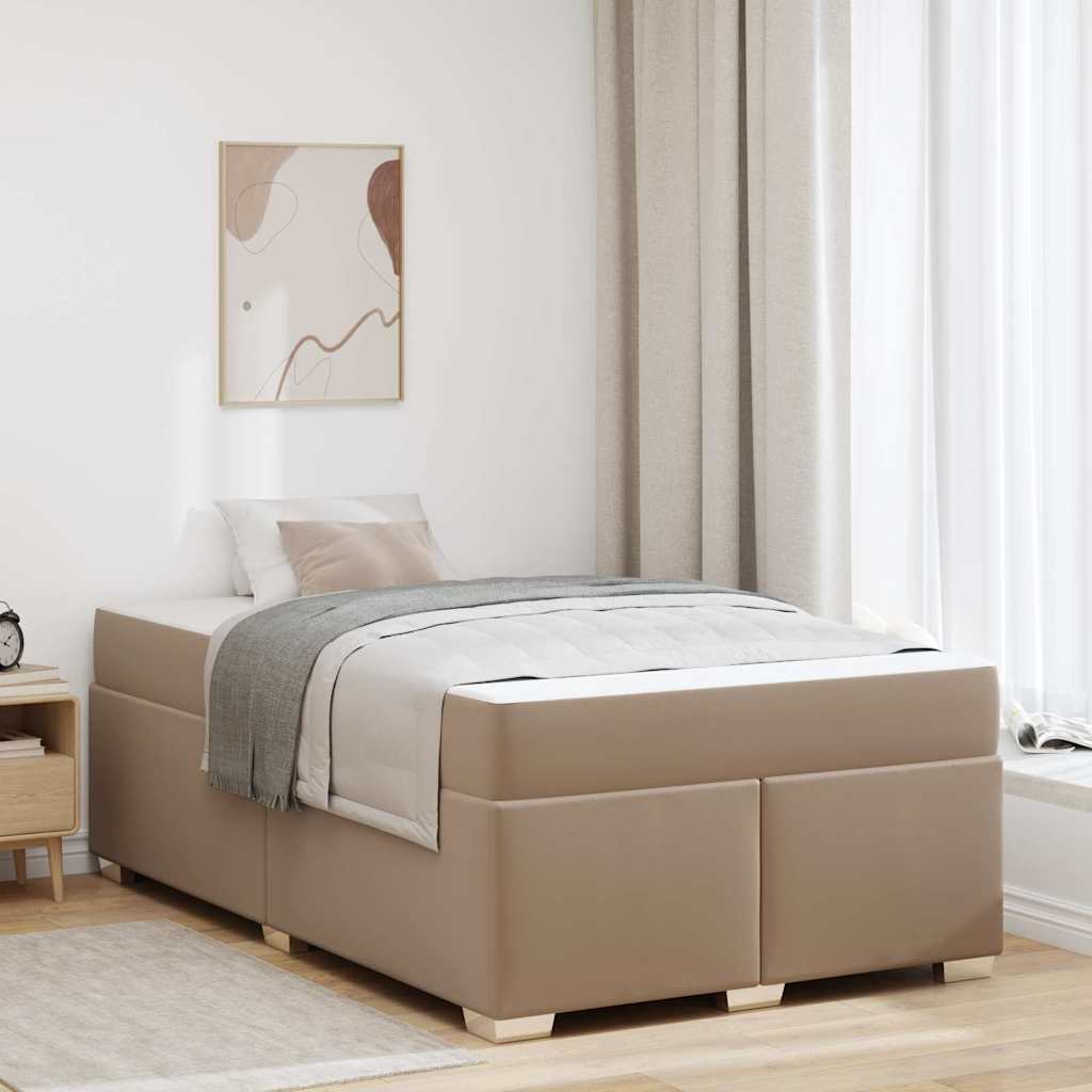 Bedframe met matras Cappuccino 120 x 190 cm Stof is nu te koop bij PeponiXL, paradijselijk wonen!