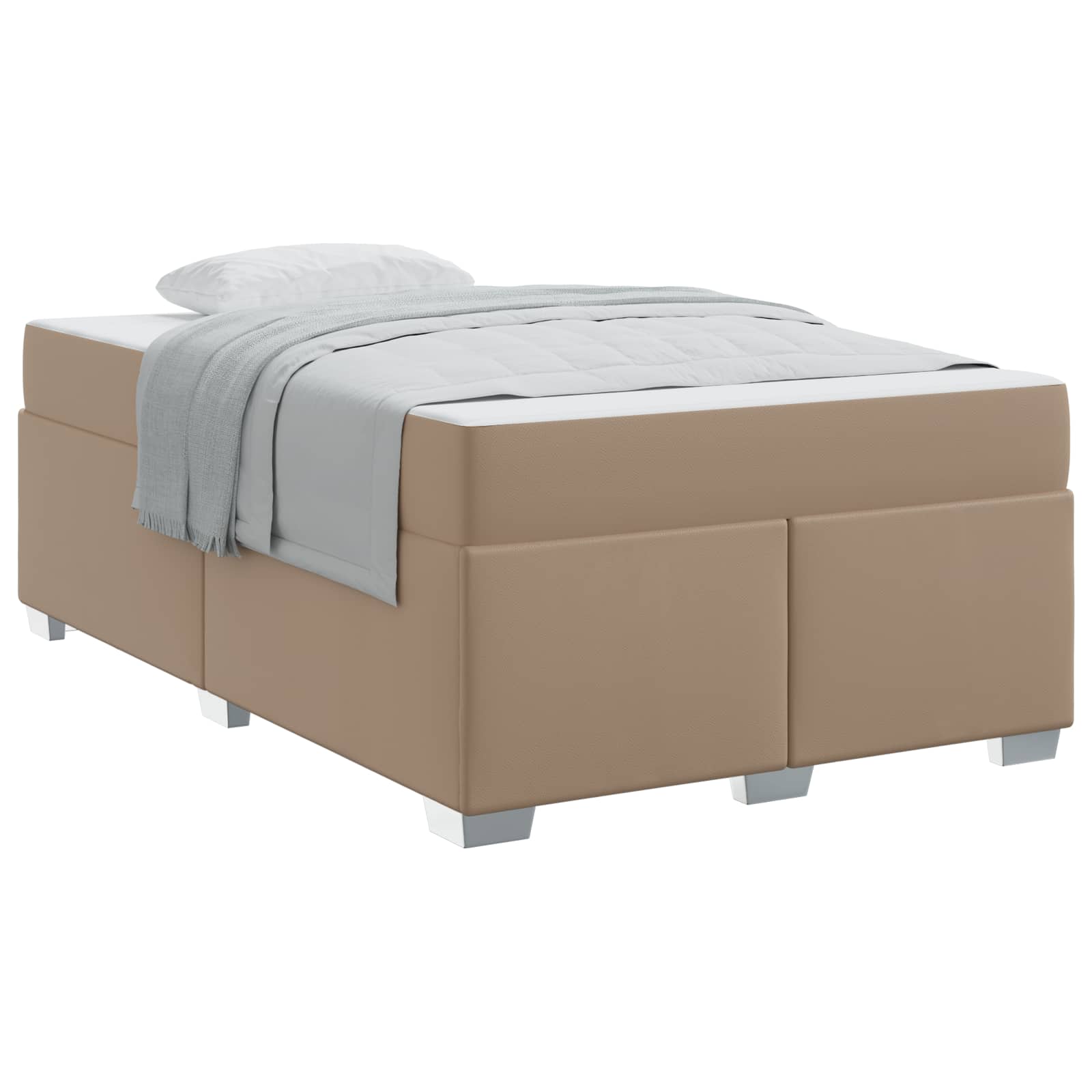 Bedframe met matras Cappuccino 120 x 190 cm Stof is nu te koop bij PeponiXL, paradijselijk wonen!