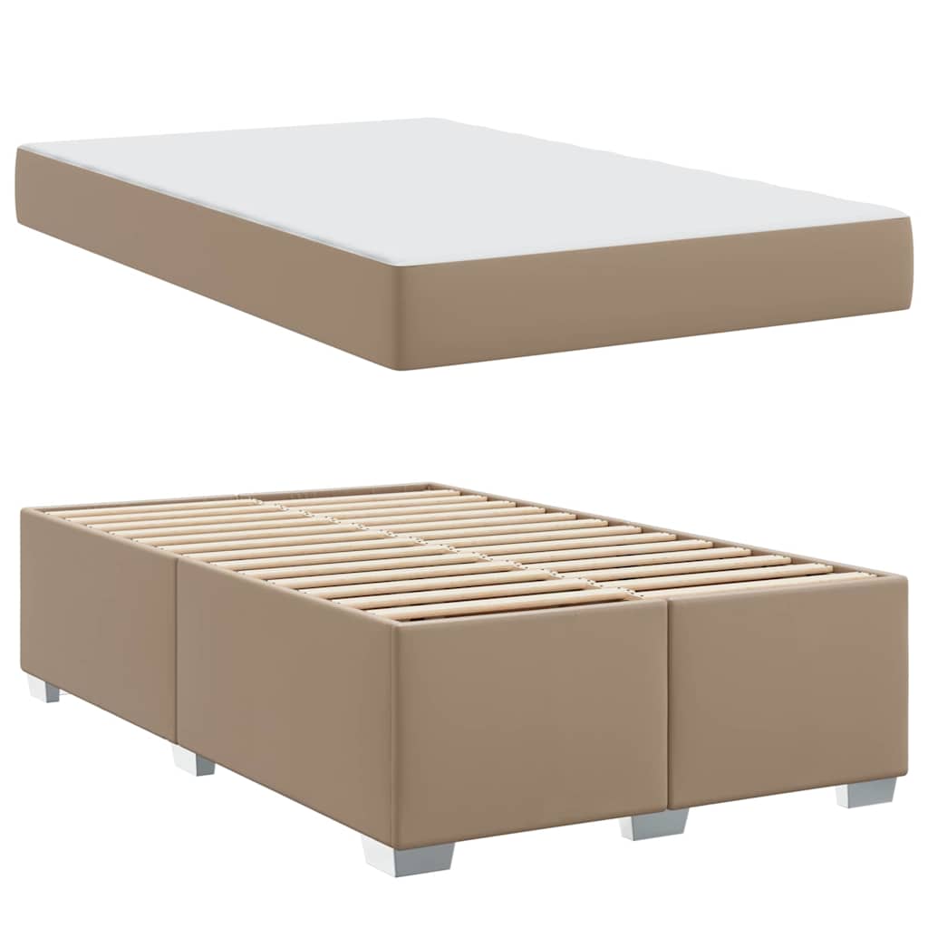 Bedframe met matras Cappuccino 120 x 190 cm Stof is nu te koop bij PeponiXL, paradijselijk wonen!