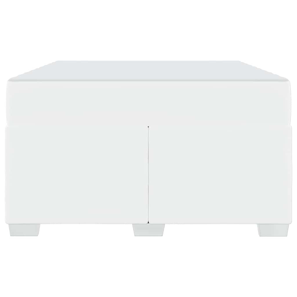 Bedframe met matras Wit 120 x 200 cm Stof is nu te koop bij PeponiXL, paradijselijk wonen!