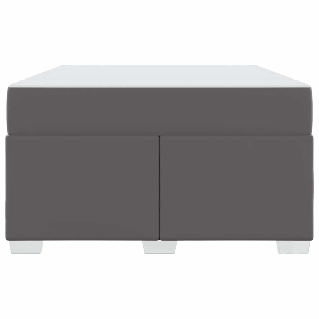 Bedframe met matras Grijs 120 x 200 cm Stof is nu te koop bij PeponiXL, paradijselijk wonen!