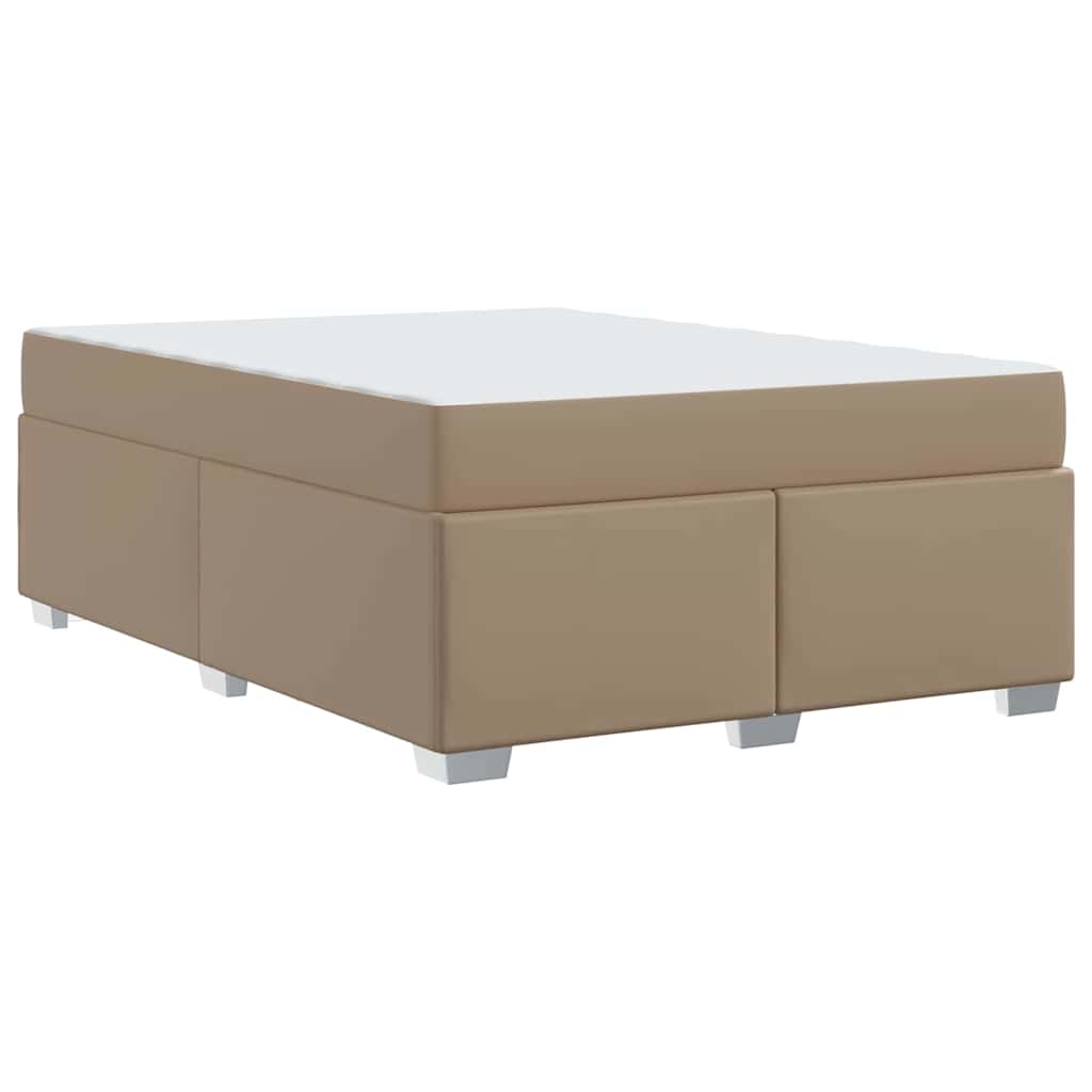 Bedframe met matras Cappuccino 140 x 200 cm Stof is nu te koop bij PeponiXL, paradijselijk wonen!