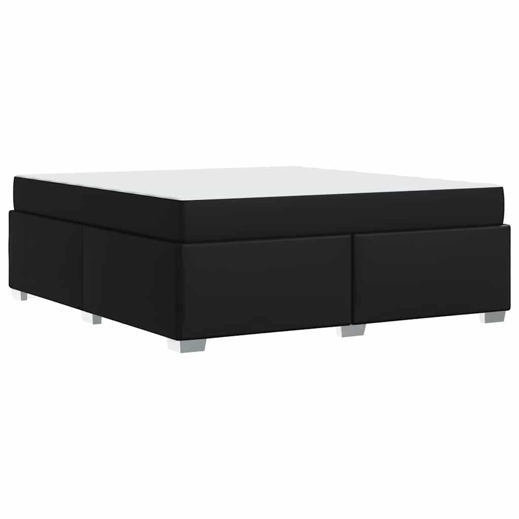 Bedframe met matras Zwart 180 x 200 cm Stof is nu te koop bij PeponiXL, paradijselijk wonen!