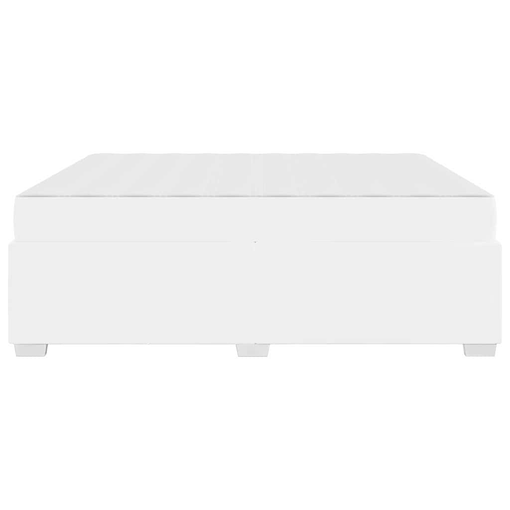 Bedframe met matras Wit 180 x 200 cm Stof is nu te koop bij PeponiXL, paradijselijk wonen!