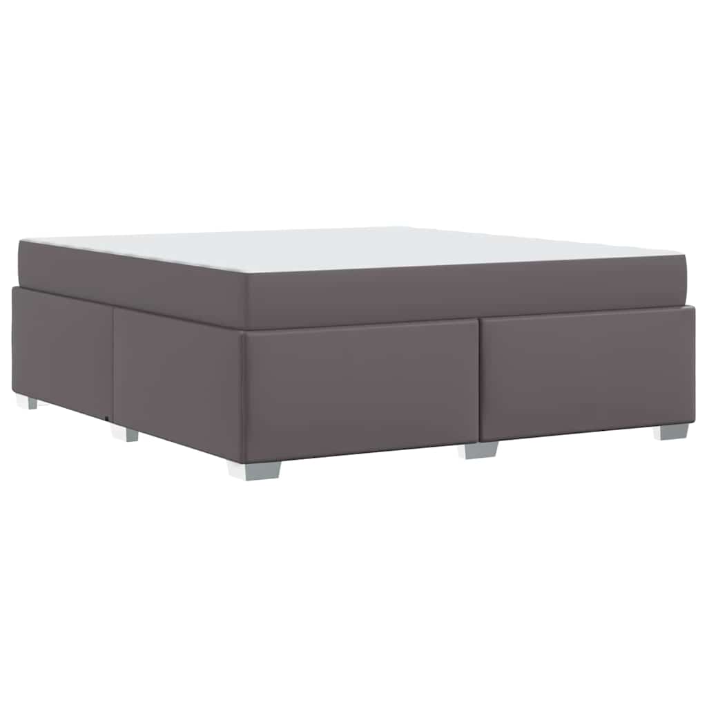 Bedframe met matras Grijs 180 x 200 cm Stof is nu te koop bij PeponiXL, paradijselijk wonen!