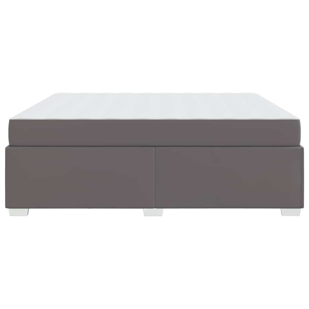 Bedframe met matras Grijs 180 x 200 cm Stof is nu te koop bij PeponiXL, paradijselijk wonen!