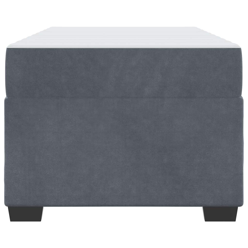 Bedframe met matras Donkergrijs 90 x 190 cm Stof is nu te koop bij PeponiXL, paradijselijk wonen!