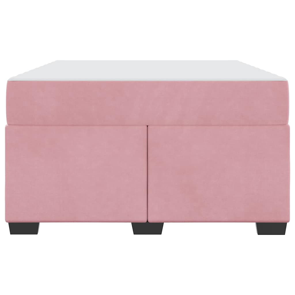 Bedframe met matras Roze 120 x 190 cm Stof is nu te koop bij PeponiXL, paradijselijk wonen!