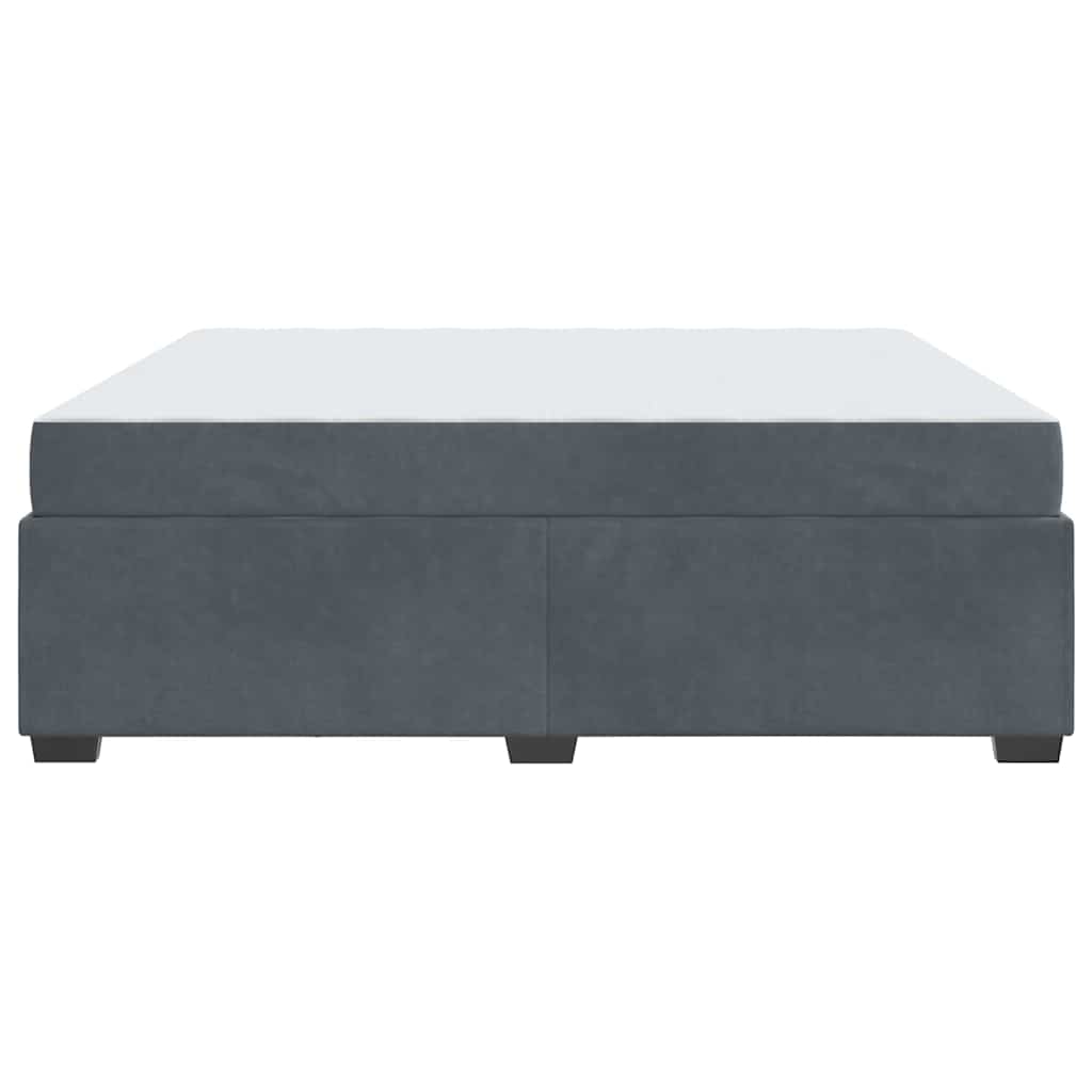 Bedframe met matras Donkergrijs 180 x 200 cm Stof is nu te koop bij PeponiXL, paradijselijk wonen!