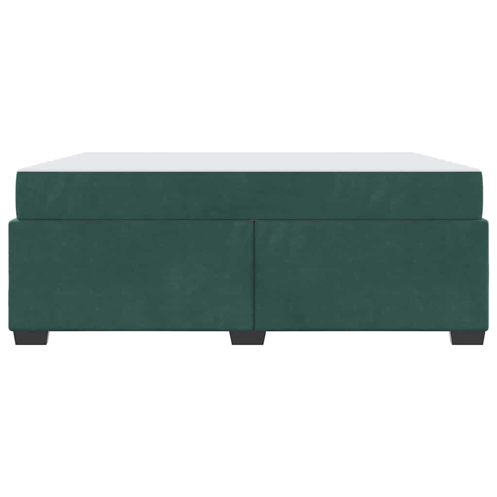 Bedframe met matras Donkergroen 180 x 200 cm Stof is nu te koop bij PeponiXL, paradijselijk wonen!