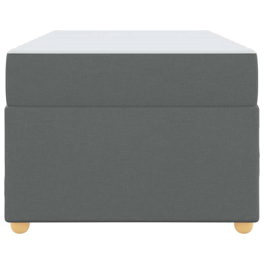 Bedframe met matras Donkergrijs 90 x 190 cm Stof is nu te koop bij PeponiXL, paradijselijk wonen!