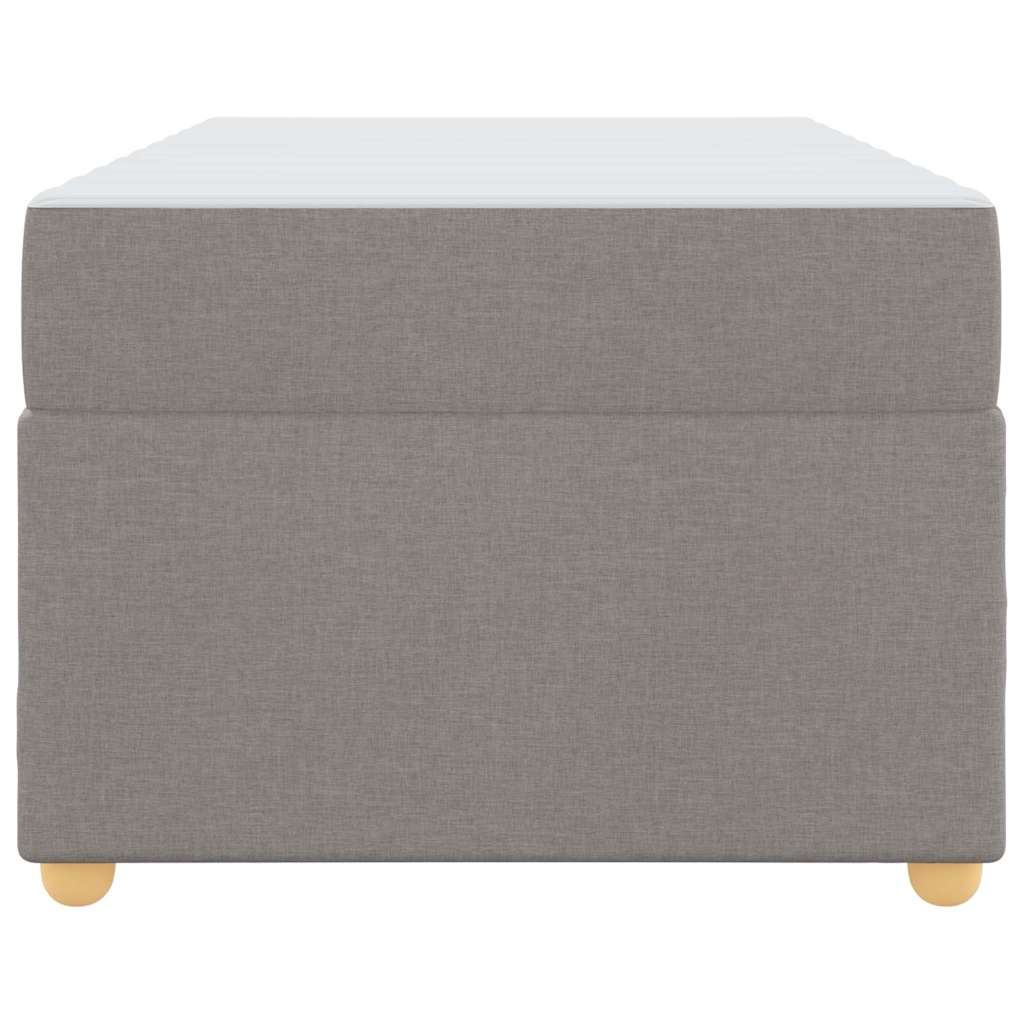 Bedframe met matras Taupe 90 x 200 cm Stof is nu te koop bij PeponiXL, paradijselijk wonen!