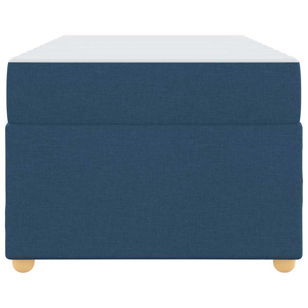 Bedframe met matras Blauw 90 x 200 cm Stof is nu te koop bij PeponiXL, paradijselijk wonen!