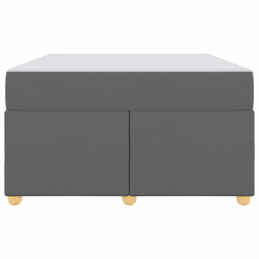 Bedframe met matras Donkergrijs 120 x 190 cm Stof is nu te koop bij PeponiXL, paradijselijk wonen!