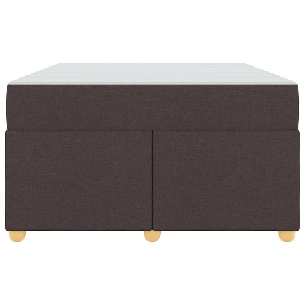 Bedframe met matras Donkerbruin 120 x 190 cm Stof is nu te koop bij PeponiXL, paradijselijk wonen!