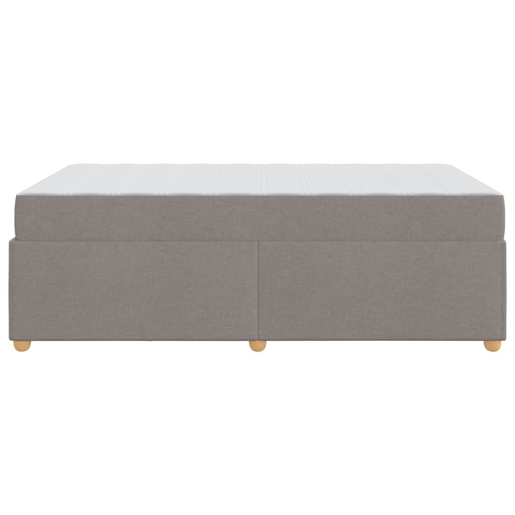 Bedframe met matras Taupe 120 x 190 cm Stof is nu te koop bij PeponiXL, paradijselijk wonen!