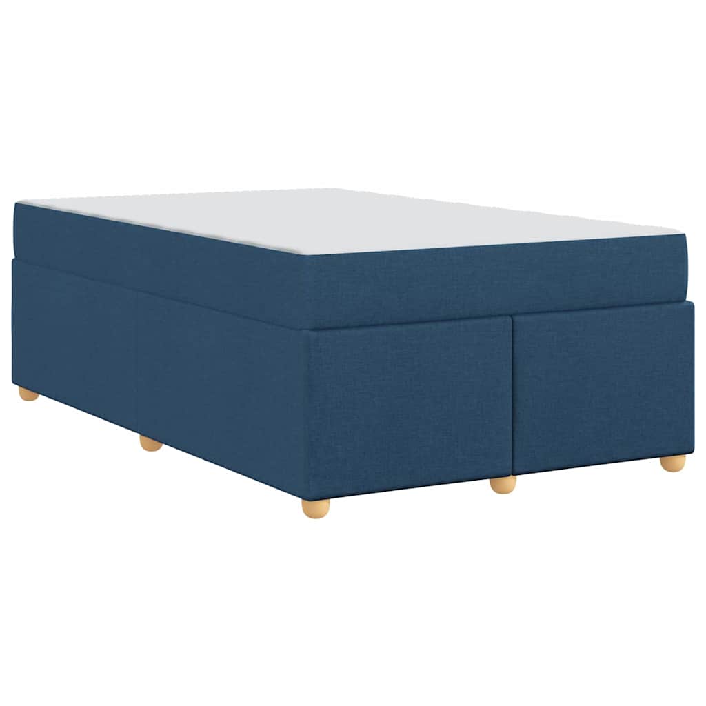 Bedframe met matras Blauw 120 x 190 cm Stof is nu te koop bij PeponiXL, paradijselijk wonen!