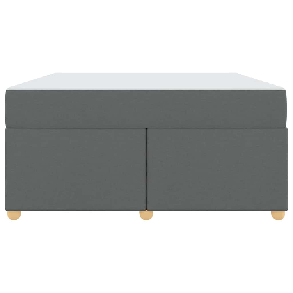 Bedframe met matras Donkergrijs 160 x 200 cm Stof is nu te koop bij PeponiXL, paradijselijk wonen!