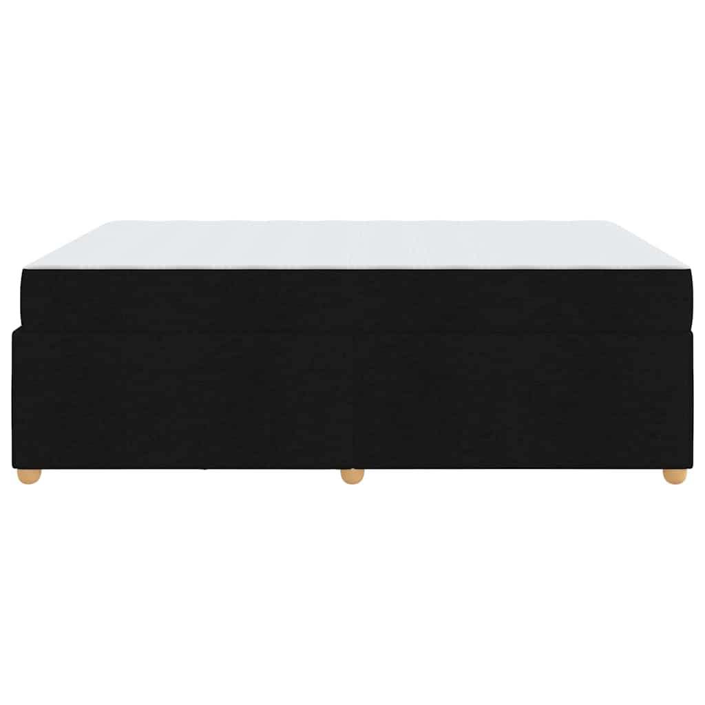 Bedframe met matras Zwart 160 x 200 cm Stof is nu te koop bij PeponiXL, paradijselijk wonen!