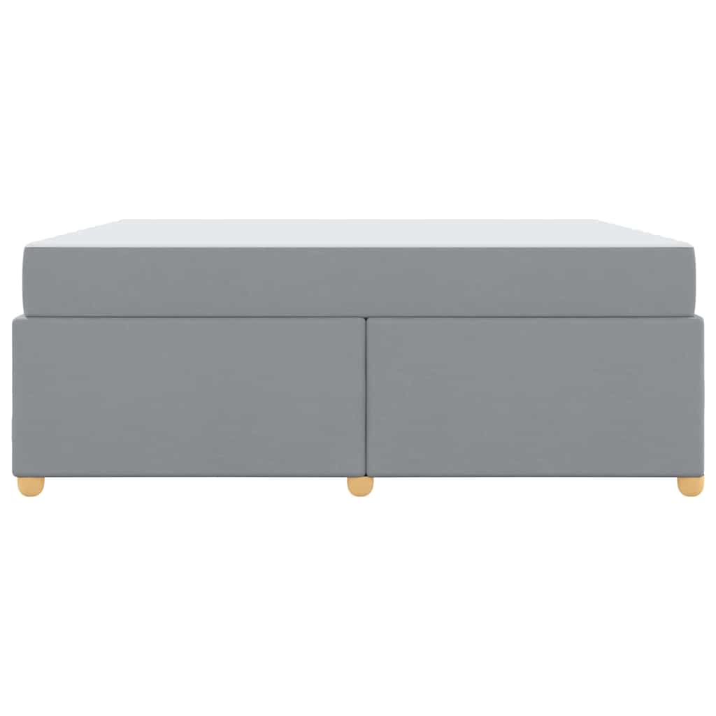 Bedframe met matras Lichtgrijs 180 x 200 cm Stof is nu te koop bij PeponiXL, paradijselijk wonen!