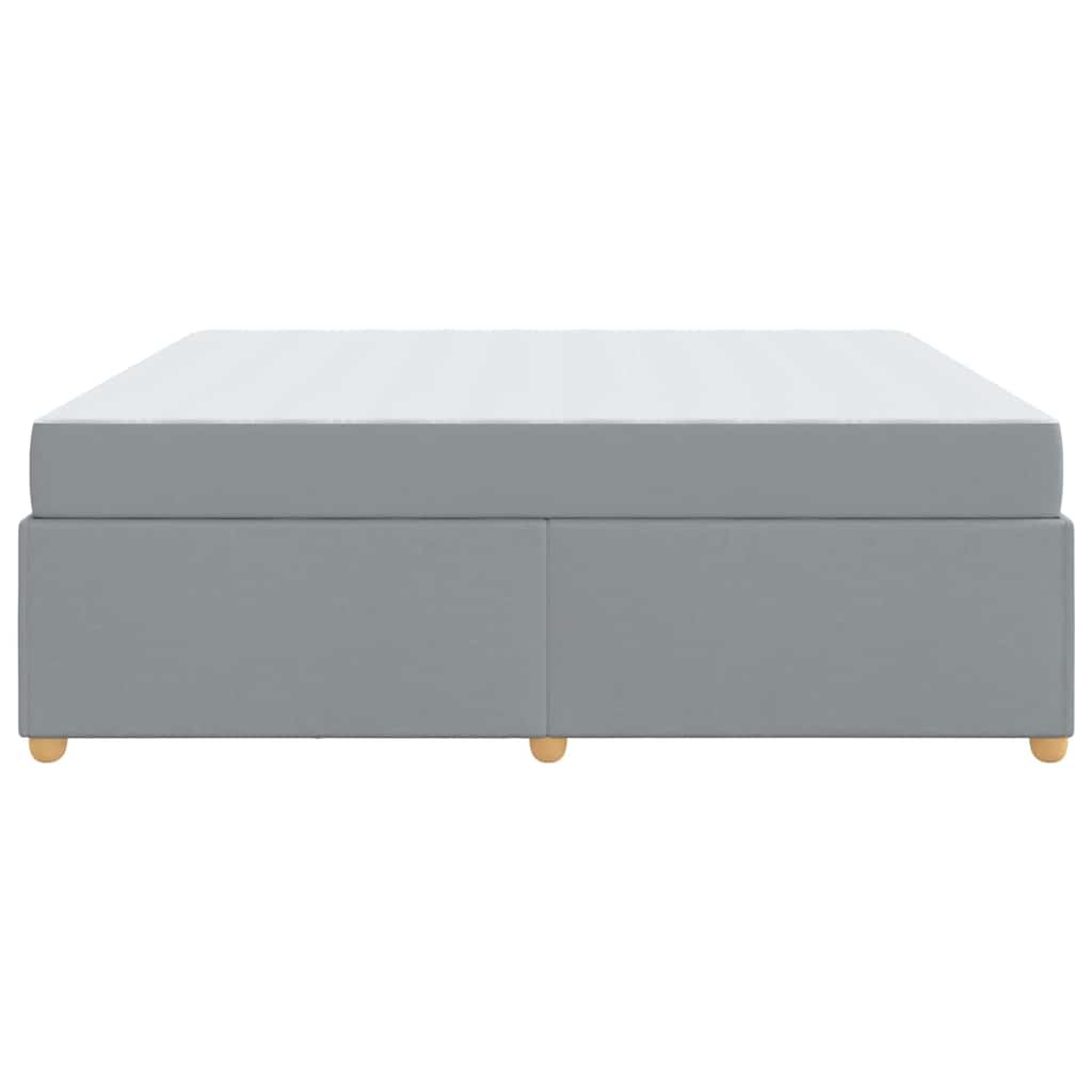 Bedframe met matras Lichtgrijs 180 x 200 cm Stof is nu te koop bij PeponiXL, paradijselijk wonen!