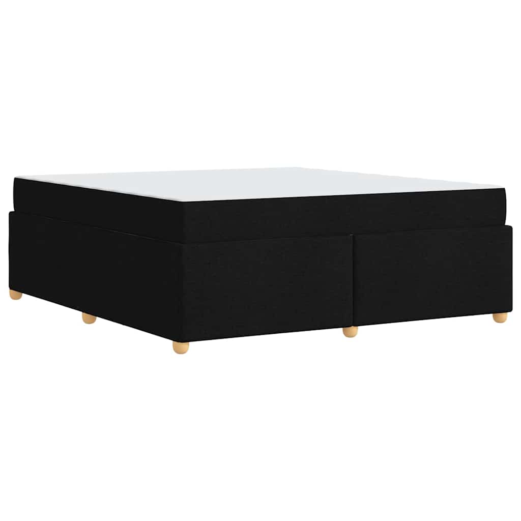 Bedframe met matras Zwart 180 x 200 cm Stof is nu te koop bij PeponiXL, paradijselijk wonen!