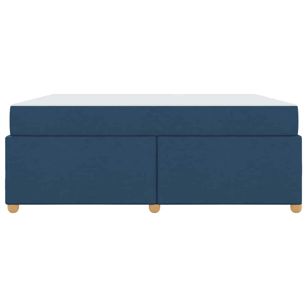 Bedframe met matras Blauw 180 x 200 cm Stof is nu te koop bij PeponiXL, paradijselijk wonen!