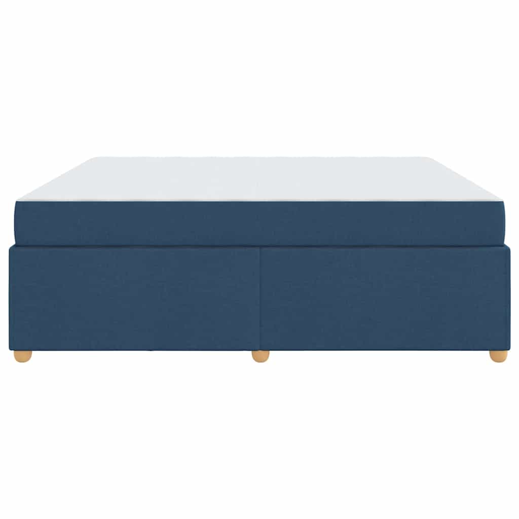 Bedframe met matras Blauw 180 x 200 cm Stof is nu te koop bij PeponiXL, paradijselijk wonen!