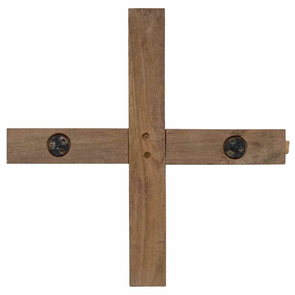 Kerstboom met standaard Bruin 90 cm Massief teakhout is nu te koop bij PeponiXL, paradijselijk wonen!