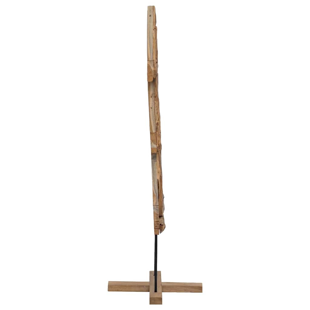 Kerstboom met standaard Bruin 90 cm Massief teakhout is nu te koop bij PeponiXL, paradijselijk wonen!