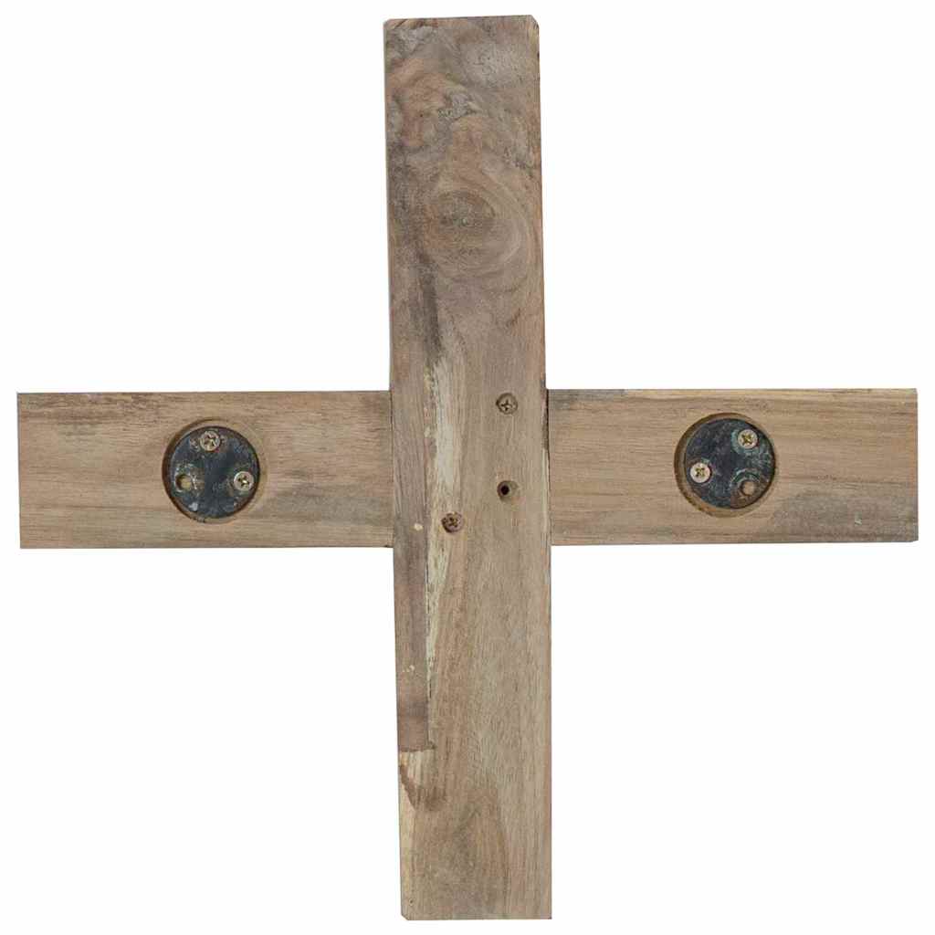 Kerstboom met standaard Bruin 120 cm Massief teakhout is nu te koop bij PeponiXL, paradijselijk wonen!