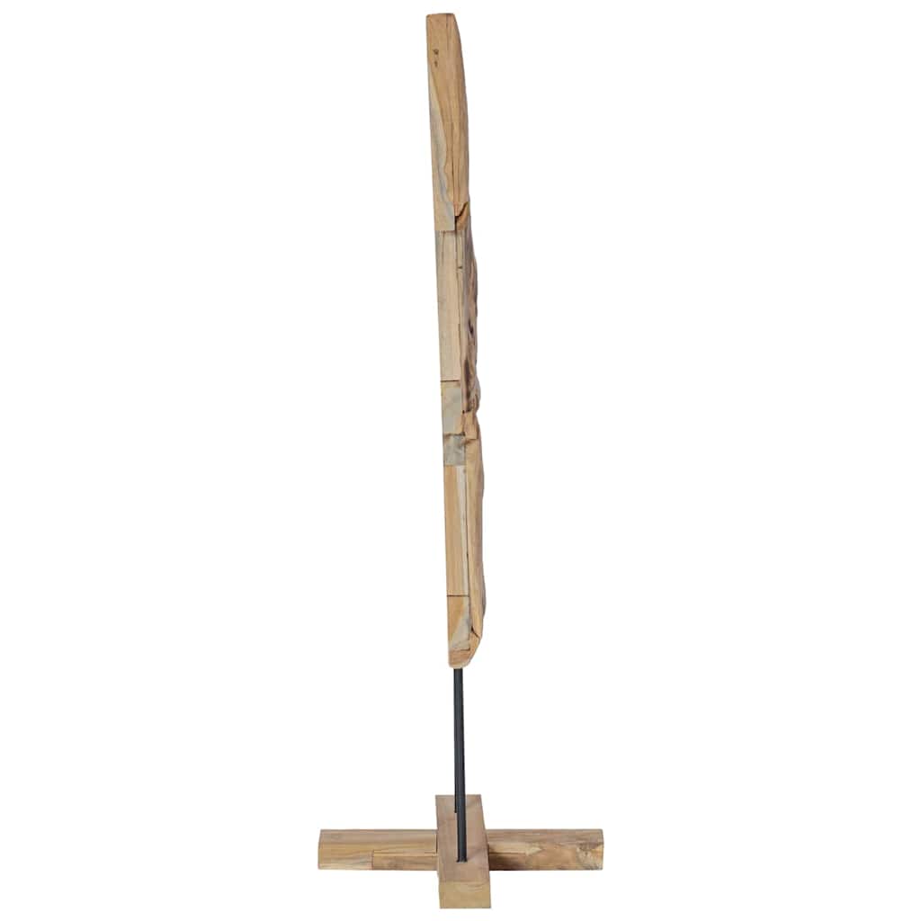 Kerstboom met standaard Bruin 120 cm Massief teakhout is nu te koop bij PeponiXL, paradijselijk wonen!