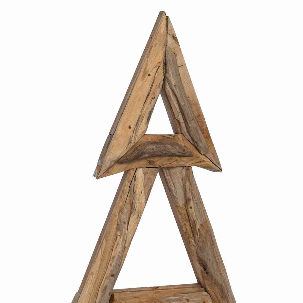Kerstboom met standaard Bruin 149,5 cm Massief teakhout is nu te koop bij PeponiXL, paradijselijk wonen!