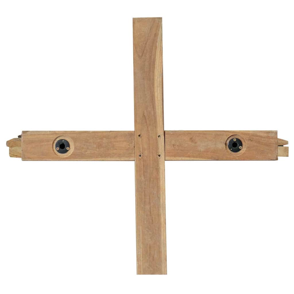 Kerstboom met standaard Bruin 181 cm Massief teakhout is nu te koop bij PeponiXL, paradijselijk wonen!